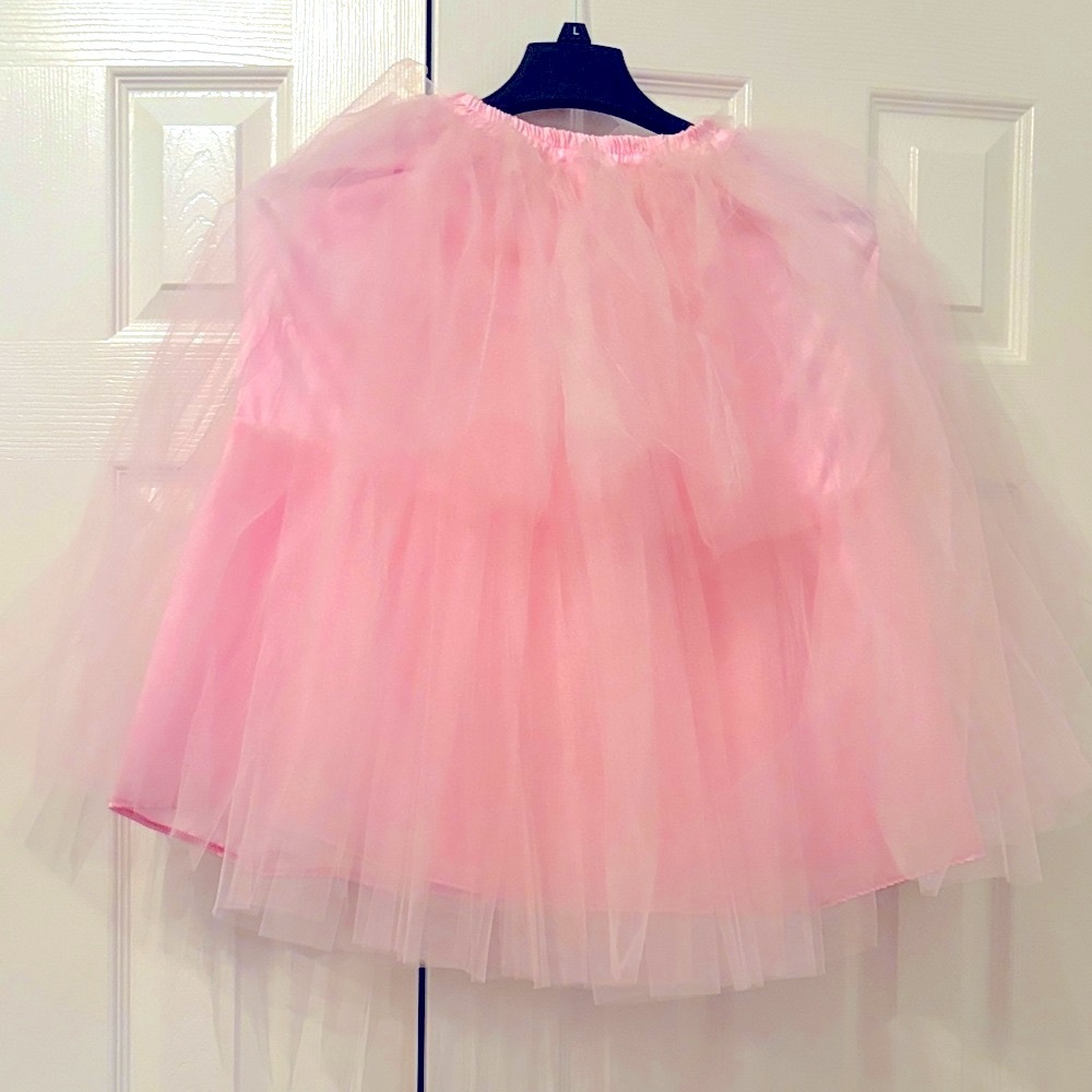 👑Just Pretend Pink Tulle Skirt Long